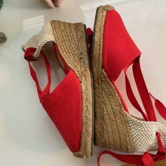 Gaimo Canvas Lace up Espadrilles - Picture 5 of 9
